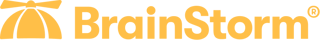 BrainStorm Logo Horizontal Yellow Registered